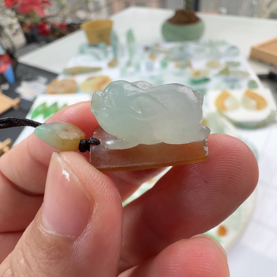 定制翡翠未镶嵌定制翡翠毛货不退不换