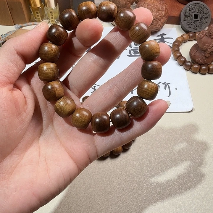 檀香木印度迈索尔老山檀香树头老料12/13横纹沉水