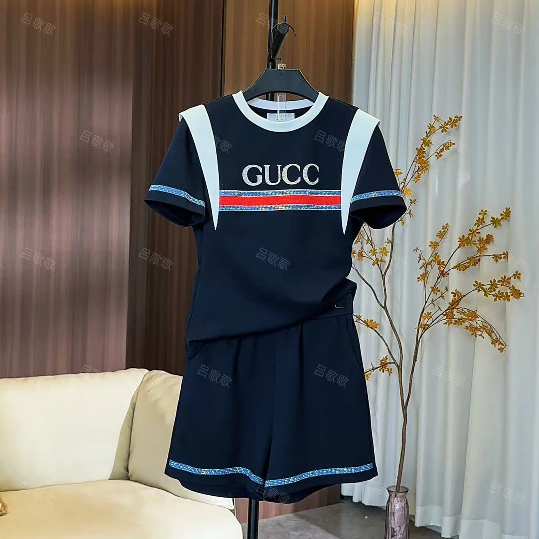 【姗姗】夏季新款休闲百搭设计运动套装裙两件套连衣裙JC-A3423