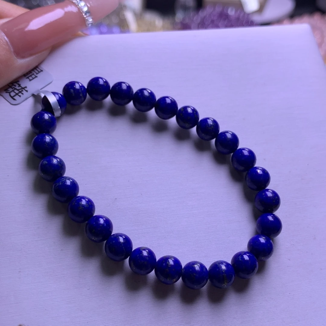 未镶嵌手链水晶青金石6m