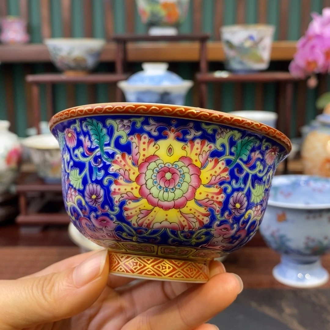 福利款珐琅彩压手杯