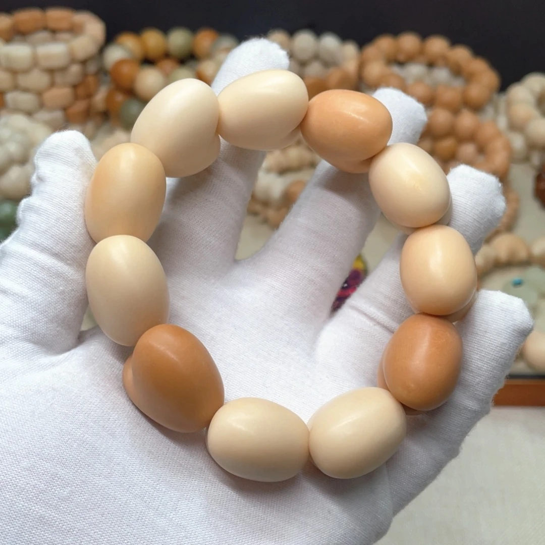 菩提根/象牙果吊坠瑕疵有裂爱心单圈711