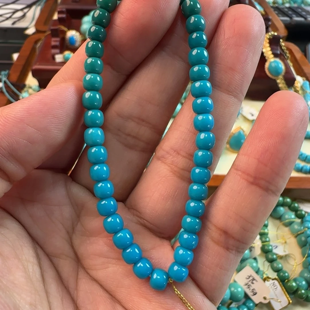 绿松石未镶嵌手串5mm