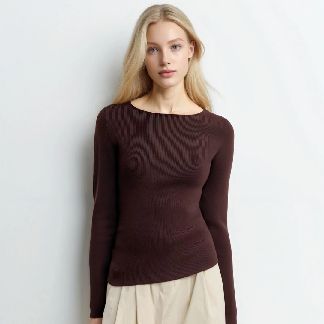 Cousin|秋季新款【蚕丝羊绒】可机洗超细羊毛无缝一体圆领针织衫103