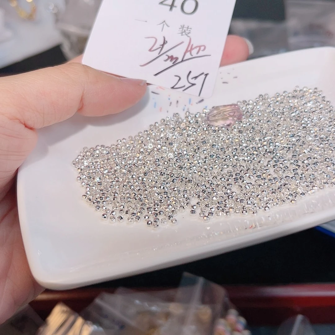 紫晶珠宝半成品银S925镶嵌40