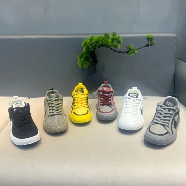 E795夏季拼色平底运动时尚休闲鞋低帮休闲透气潮鞋