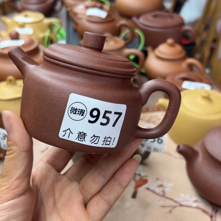 茶壶紫砂紫泥瑕疵170