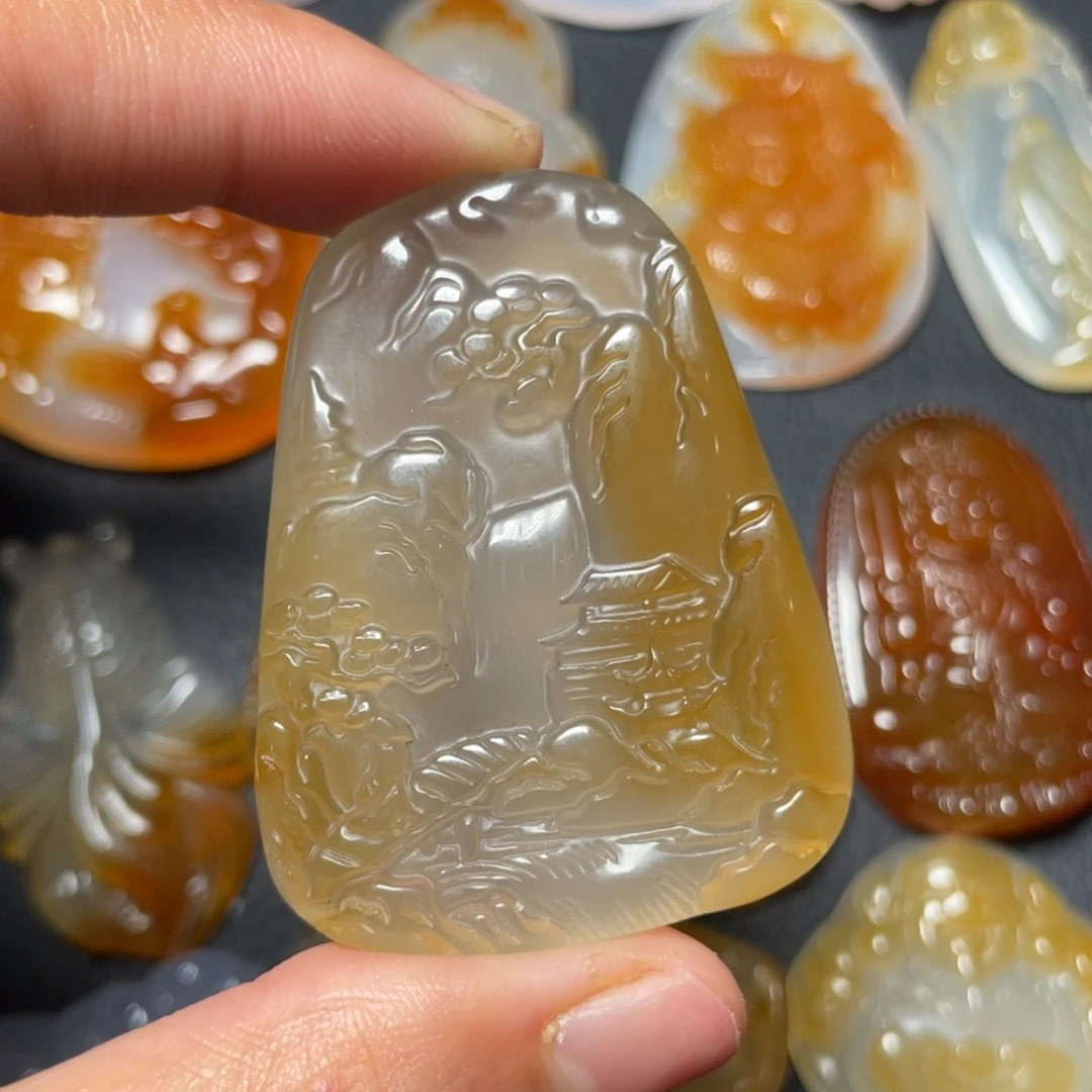 玛瑙/玉髓未镶嵌颈饰