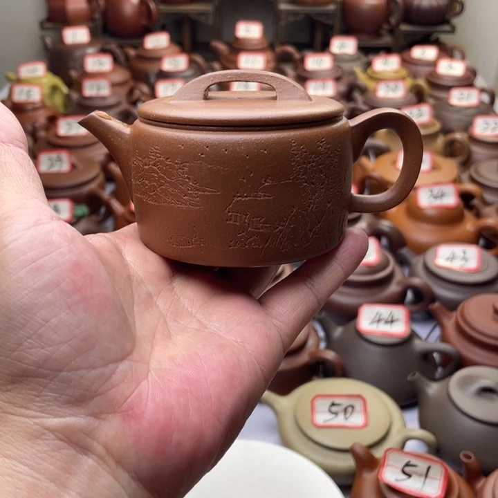 茶壶紫砂微瑕半手工
