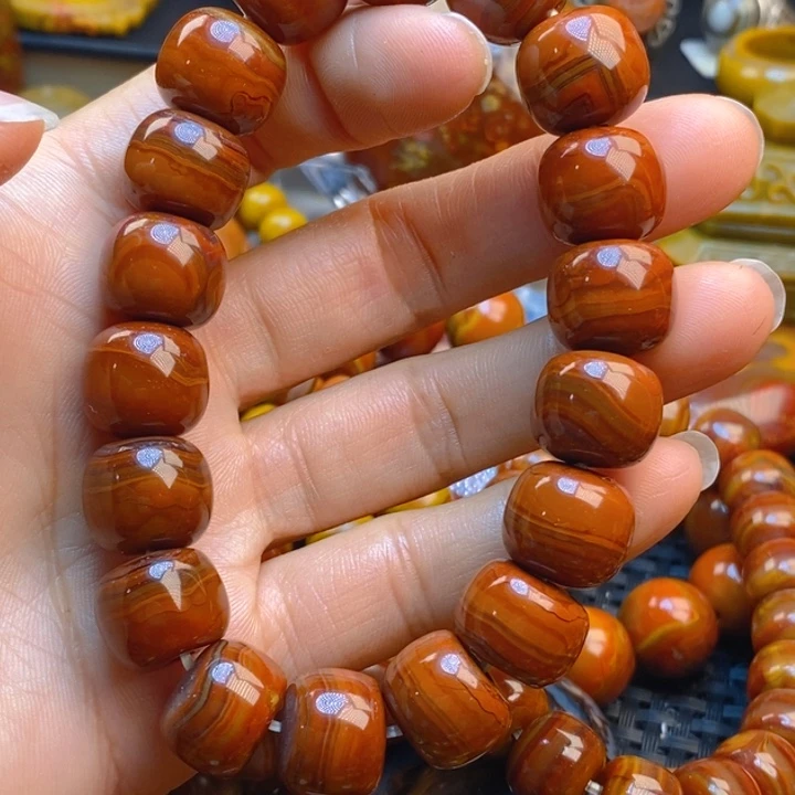 未镶嵌手链玛瑙/玉髓有***?