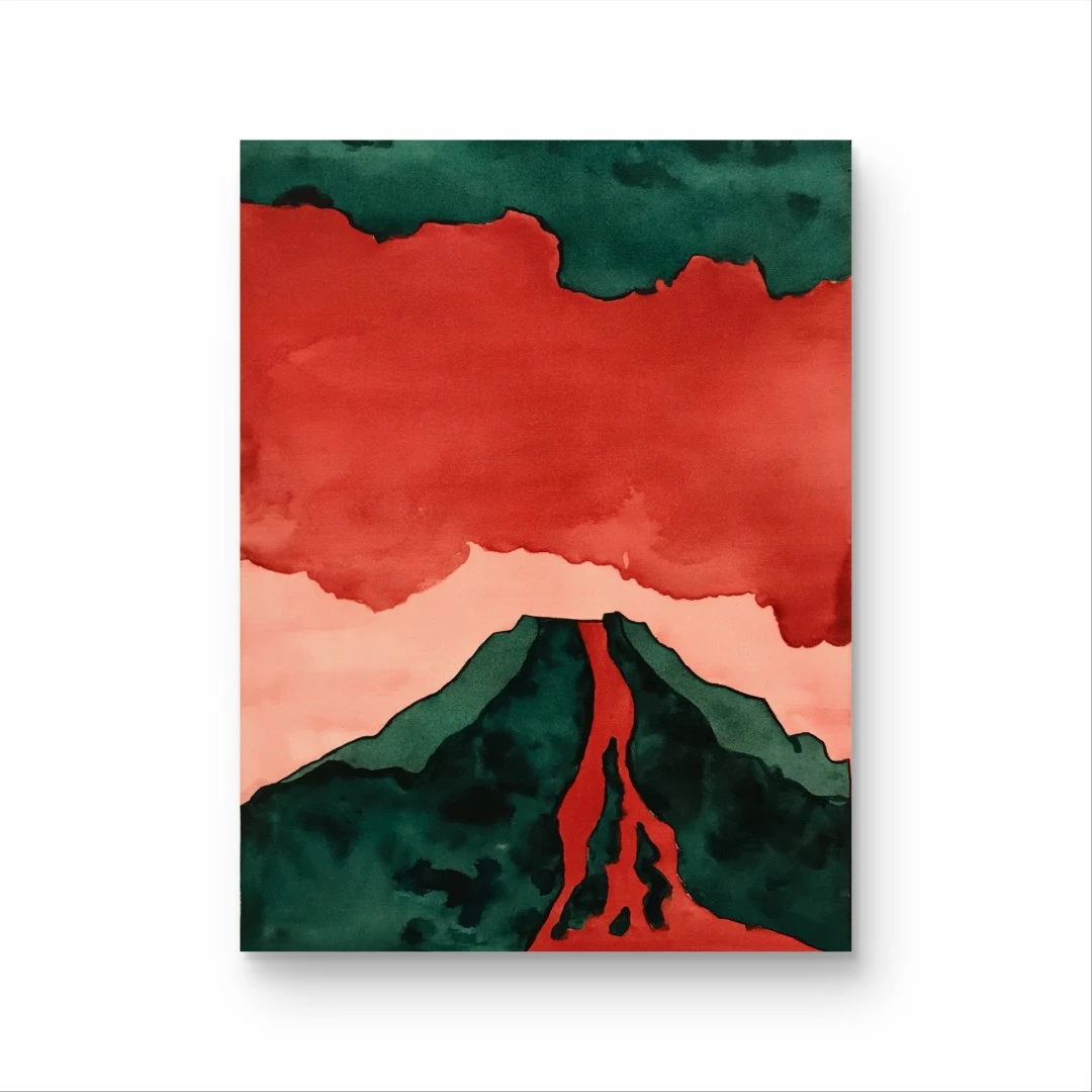 《赤峦》原创手绘画/60x80cm/中古风系列ZGF-107