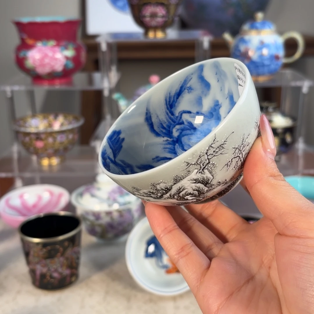 纯手工手绘 高端茶器