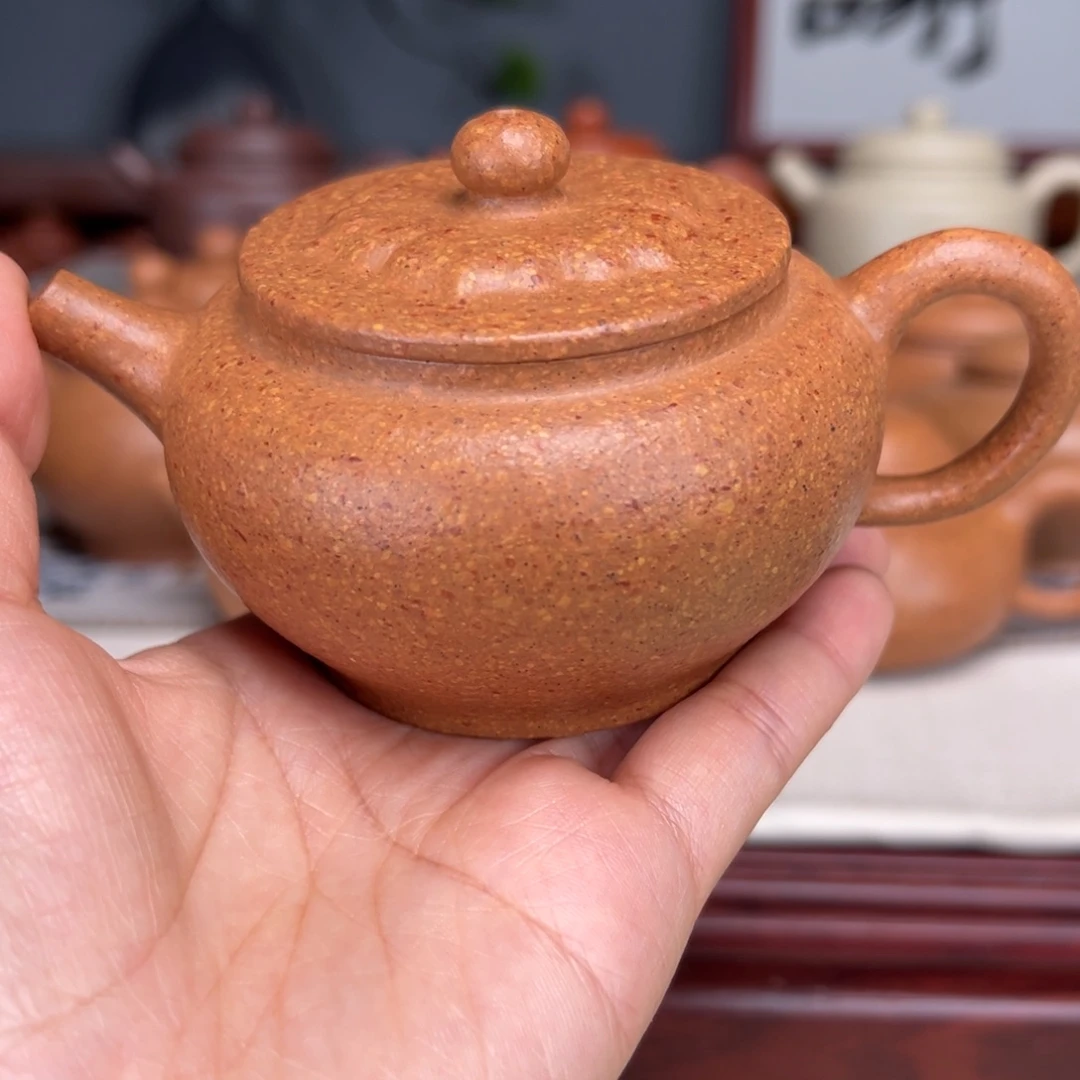 紫砂茶壶梨皮黄的160