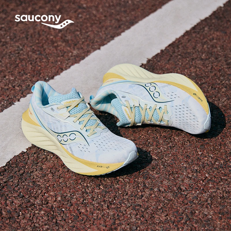 【彭于晏同款】Saucony索康尼新款TRIUMPH 22胜利22缓震轻便运动鞋