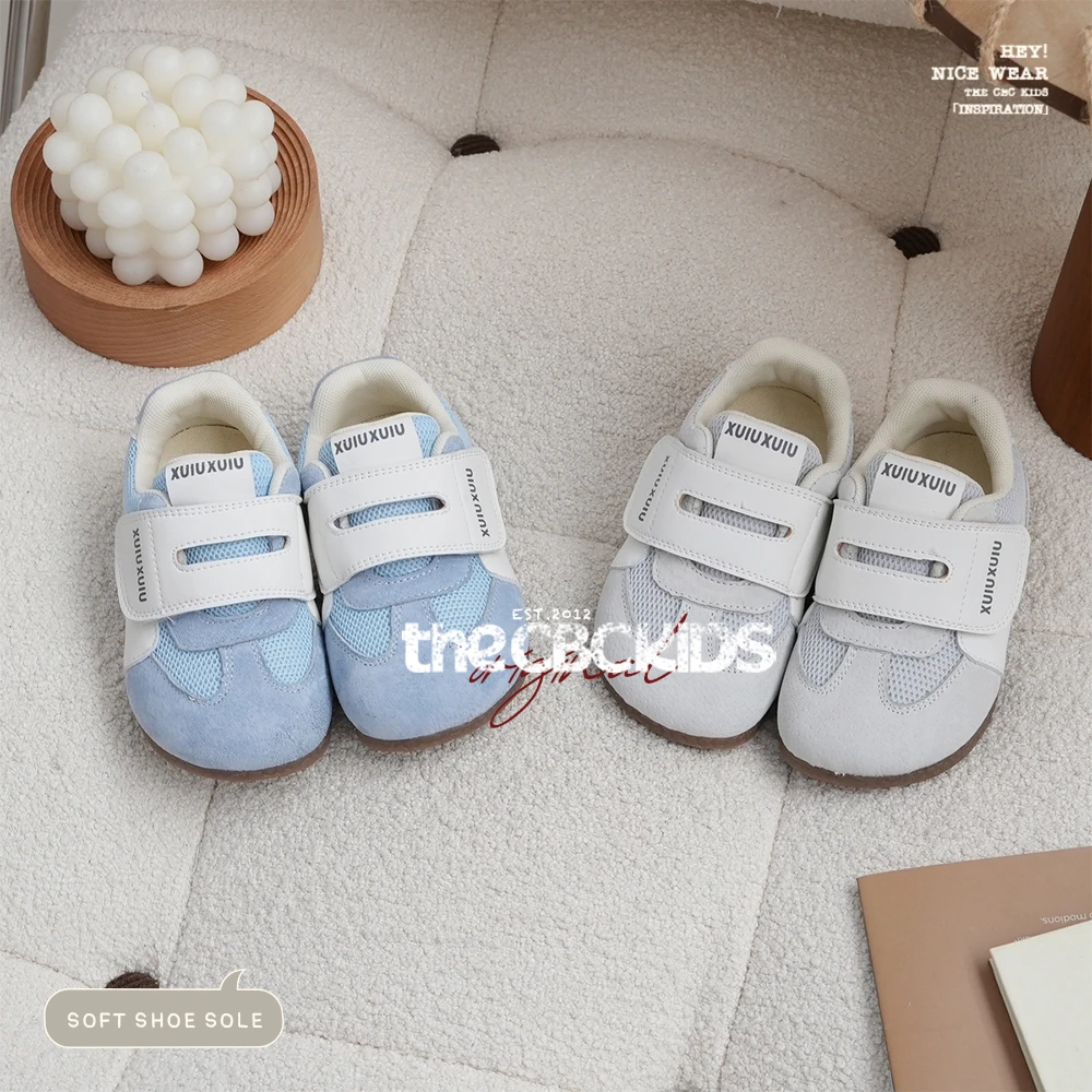 【Memv】萌趣双网舒适风儿童运动鞋春秋男女童魔术贴休闲鞋