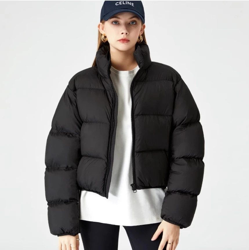 肯豆风短款90鸭绒羽绒服休闲保暖-XX11