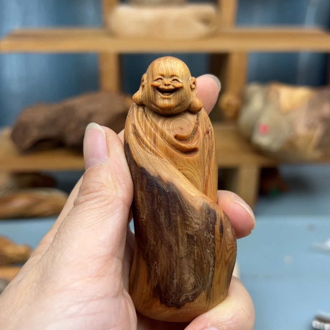 柏木崖柏木摆件手把件