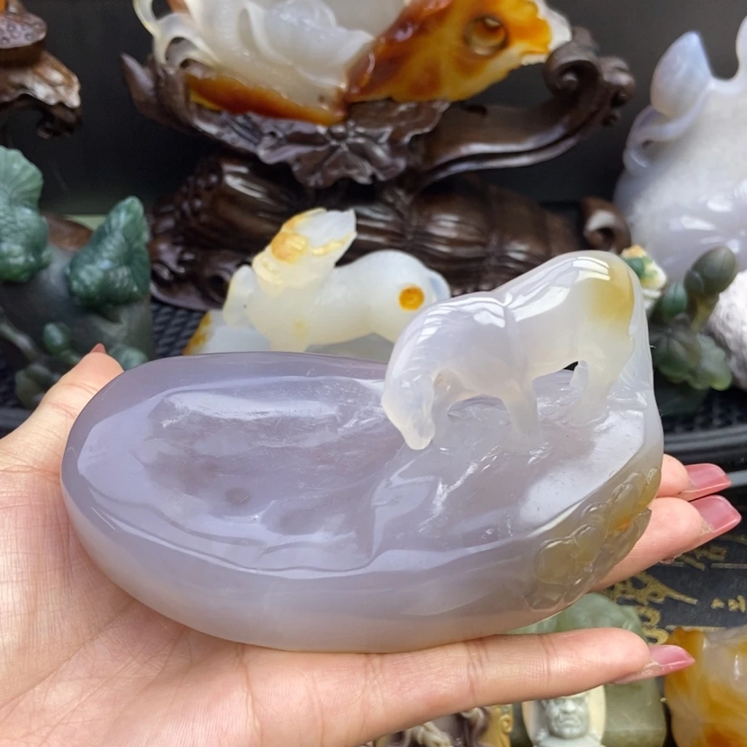 玛瑙/玉髓挂件未镶嵌