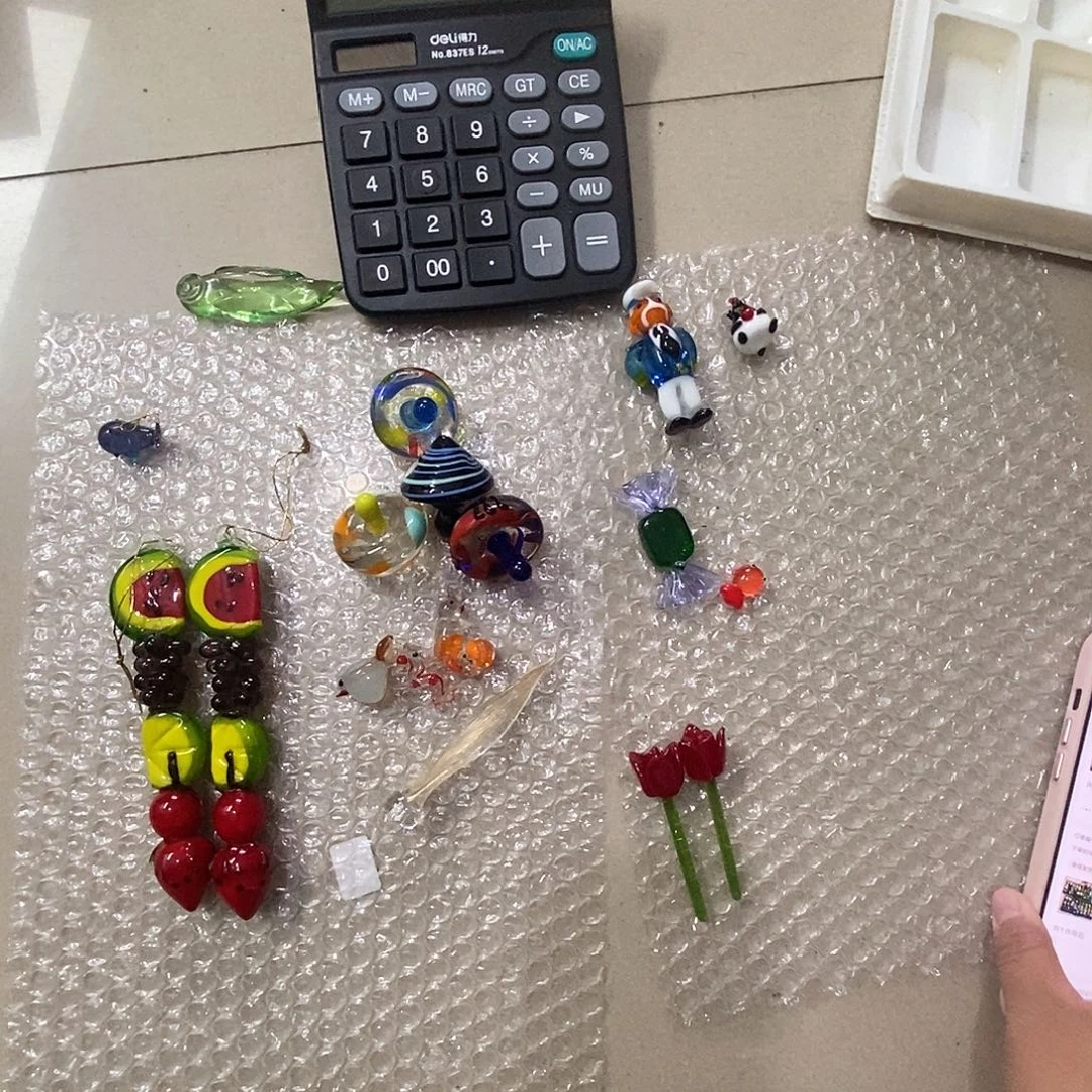 简***乐颈饰玻璃琉璃摆件