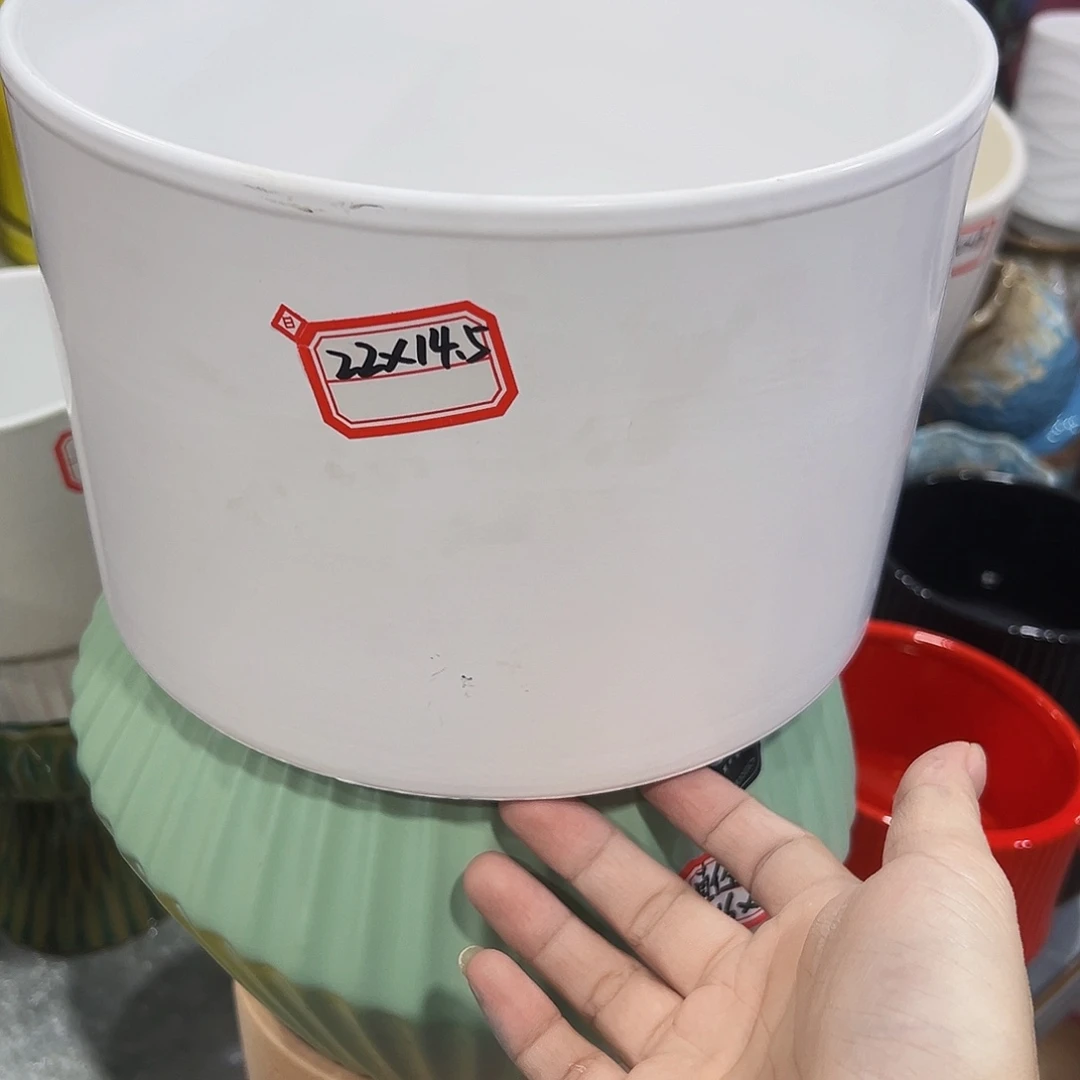 外贸尾单陶瓷花盆凑10米包邮