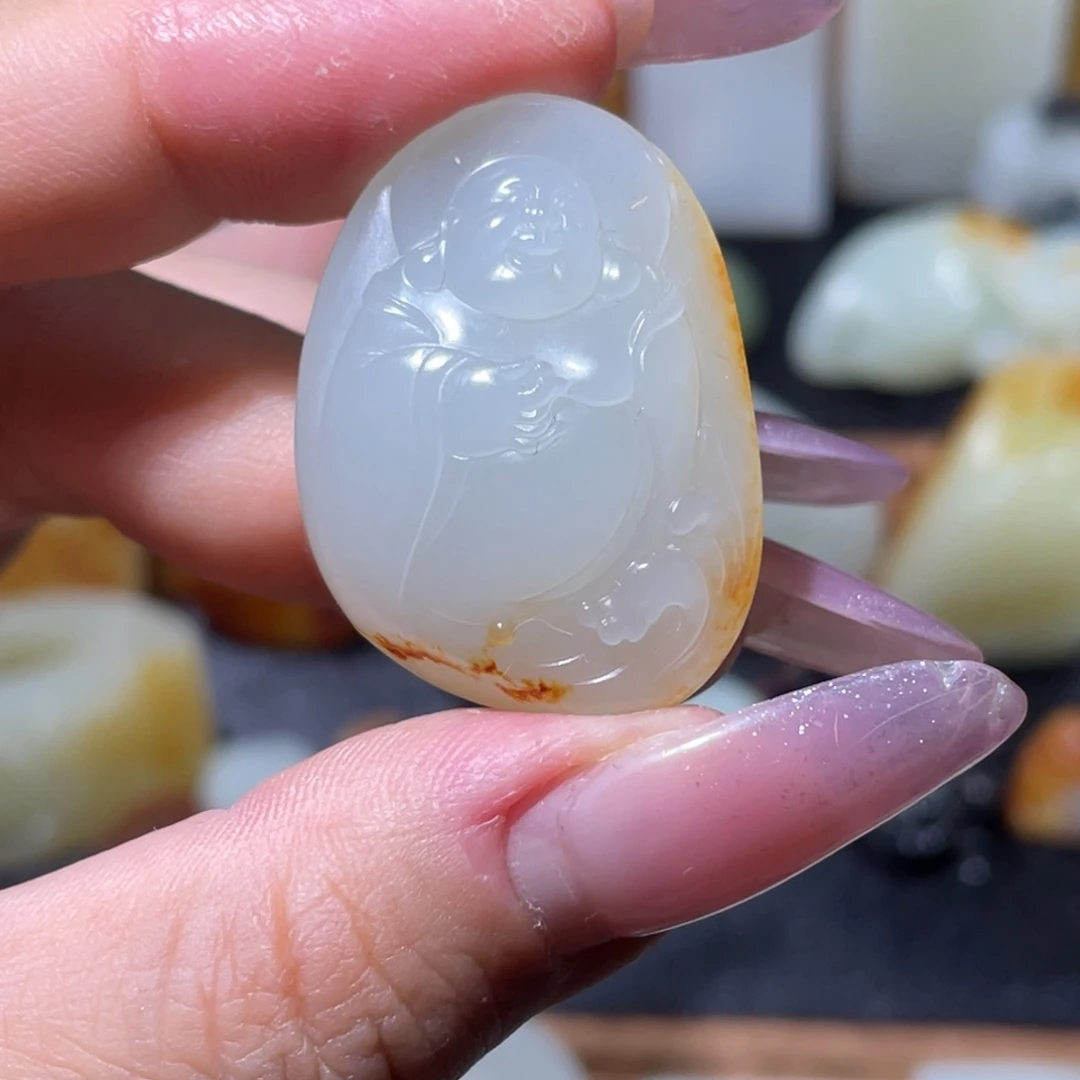五***园未镶嵌和田玉（子料）挂件