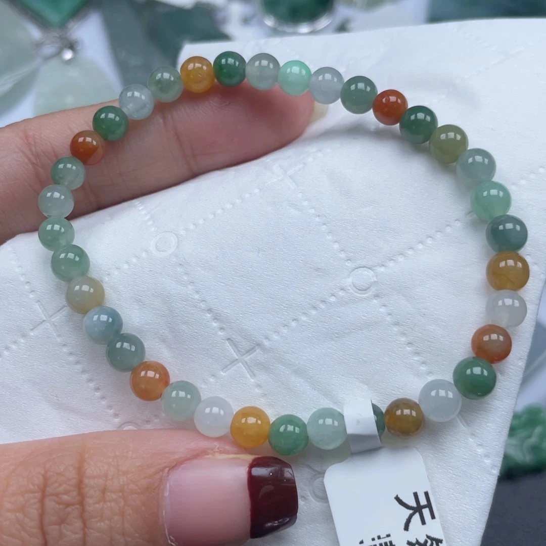 翡翠颈饰未镶嵌纯天然a货缅甸翡翠包邮