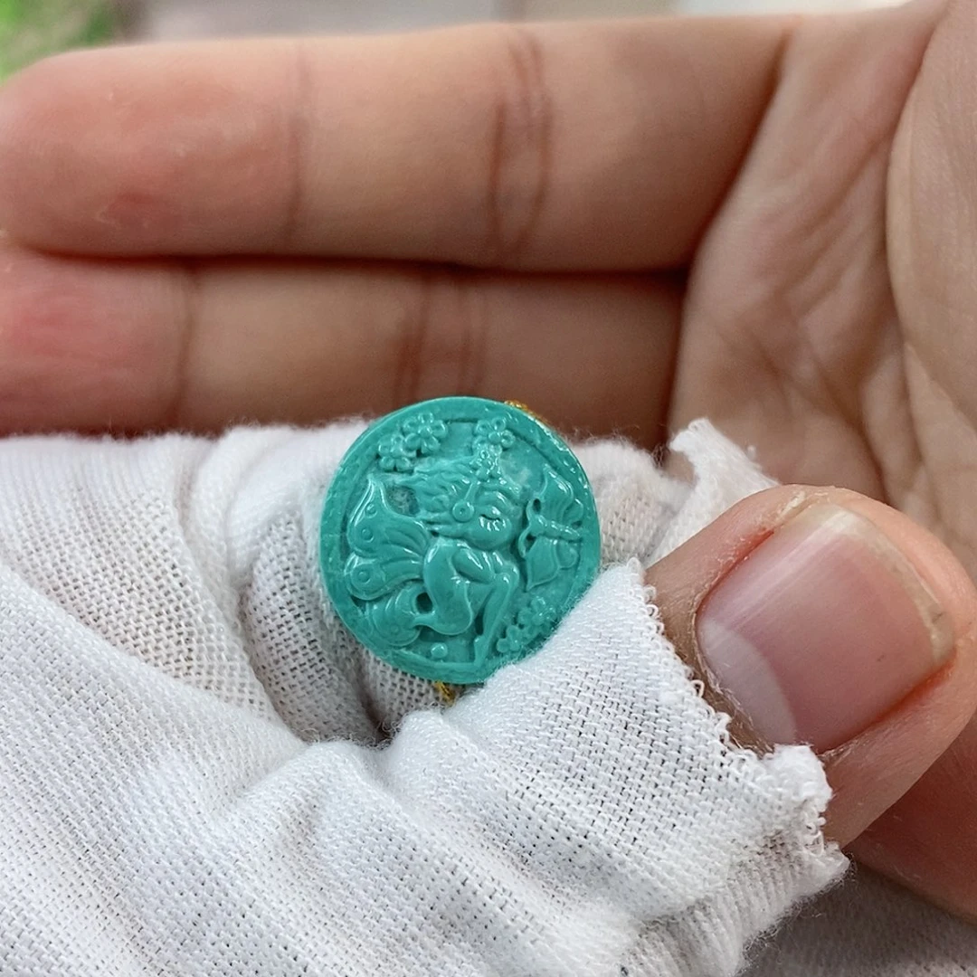 绿松石珠宝奇石未镶嵌