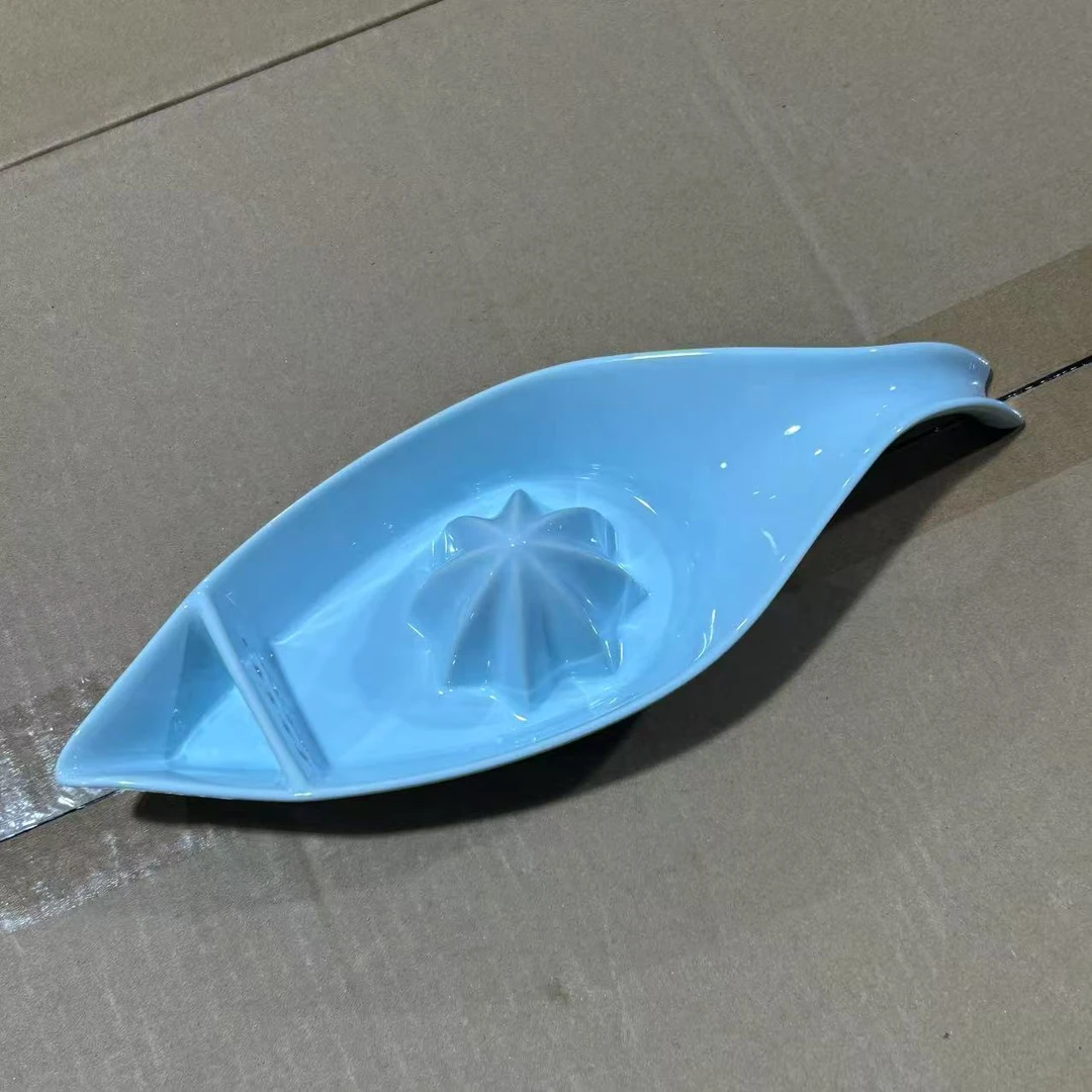 S家陶瓷手动榨汁器柠檬榨汁机【船】