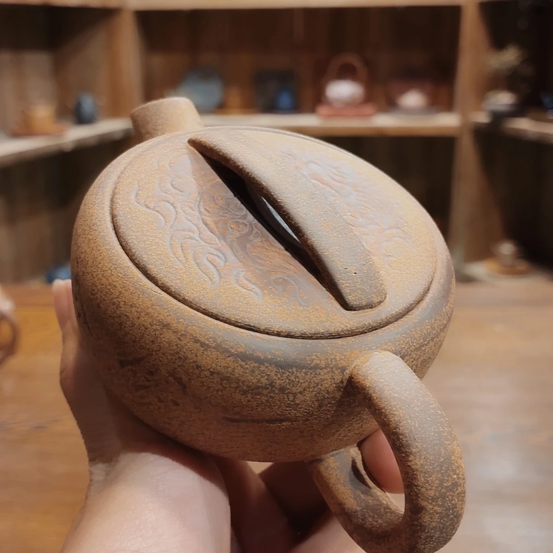 柴烧老岩泥茶器皿