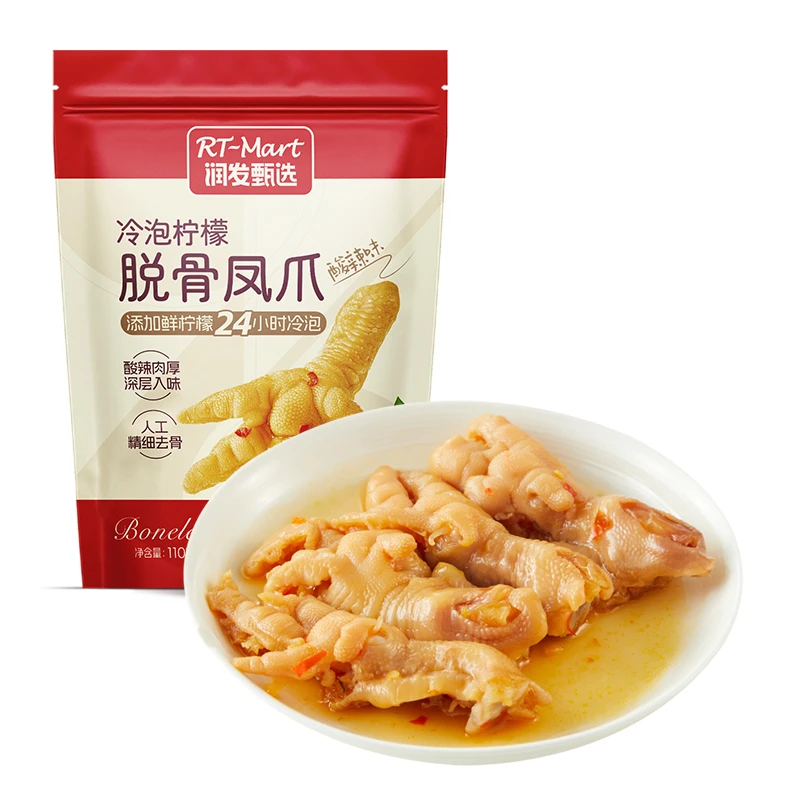 RT-Mart  冷泡柠檬脱骨凤爪（酸辣味）110g（甄选）