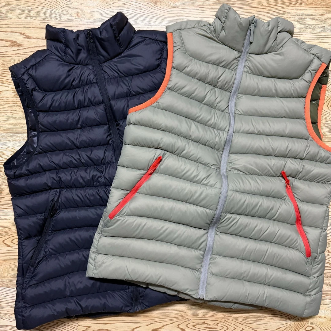 【N005-1】女款刺绣90鹅绒排骨马夹