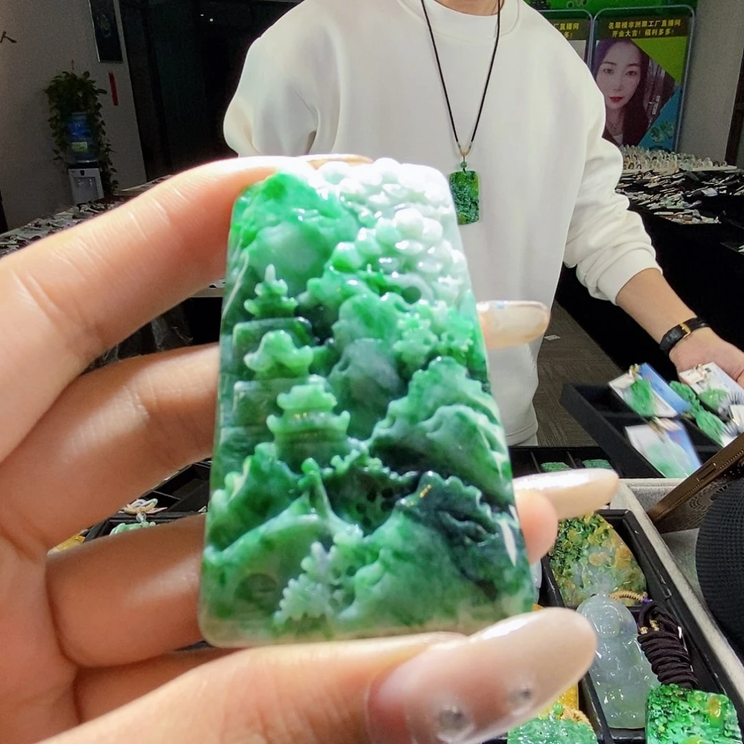 颈饰未镶嵌翡翠翡翠