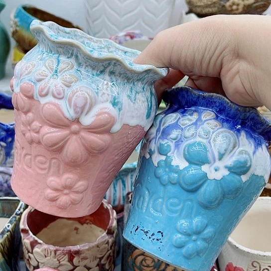 多肉绿植陶瓷花盆