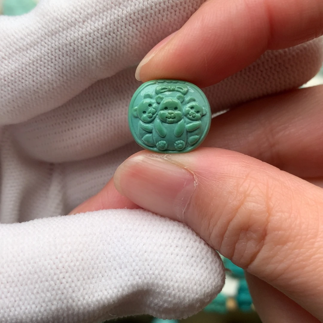 绿松石未镶嵌配饰