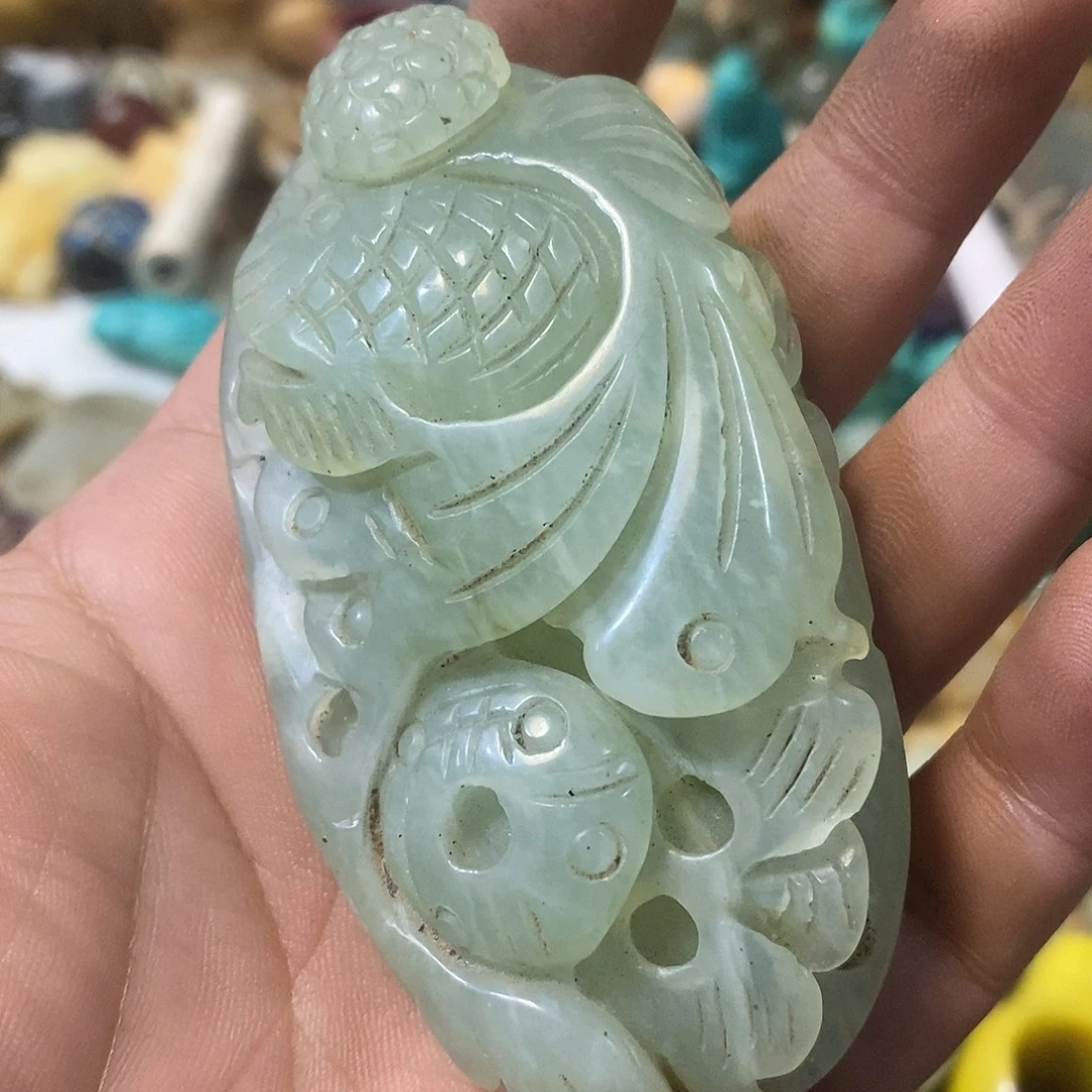和田玉（糖玉）未镶嵌挂件