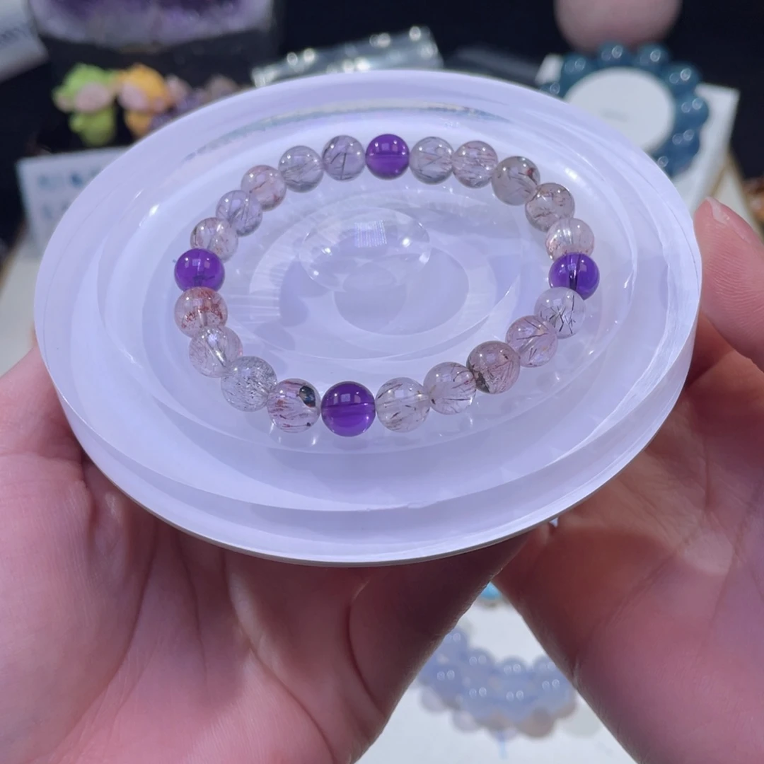 未镶嵌手链水晶仙女超七8mm