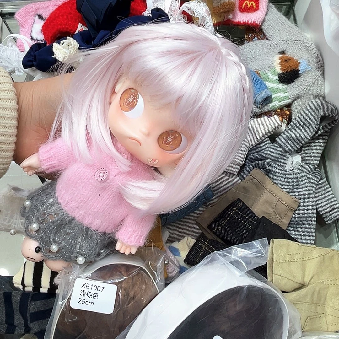 紫色假发新款假发