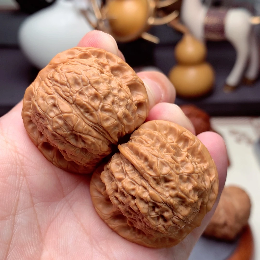 文玩核桃把件血麒麟全品  1号