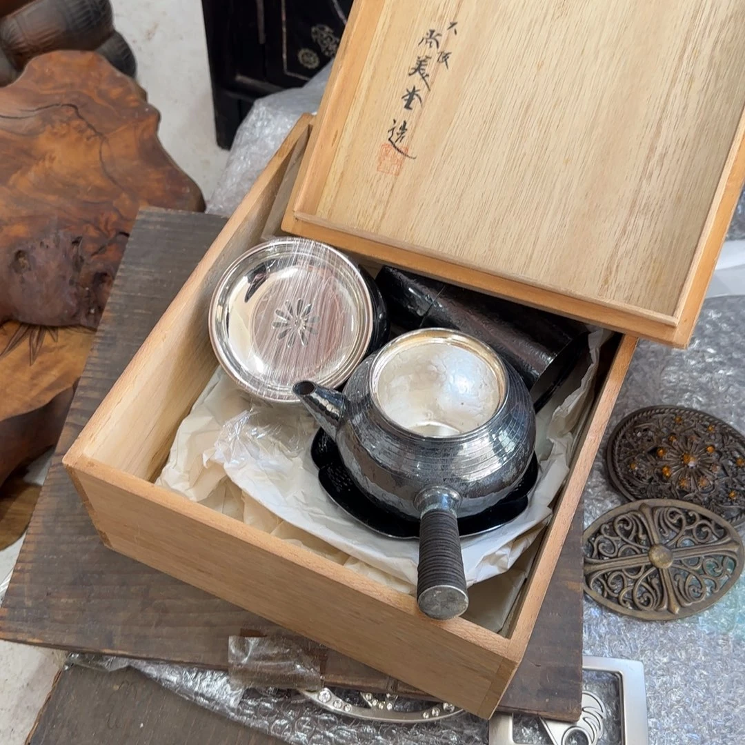 金***生瓷片瓷片中古回流孤品一件一套茶具