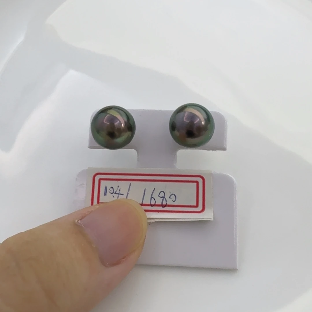 未镶嵌海水珍珠耳饰