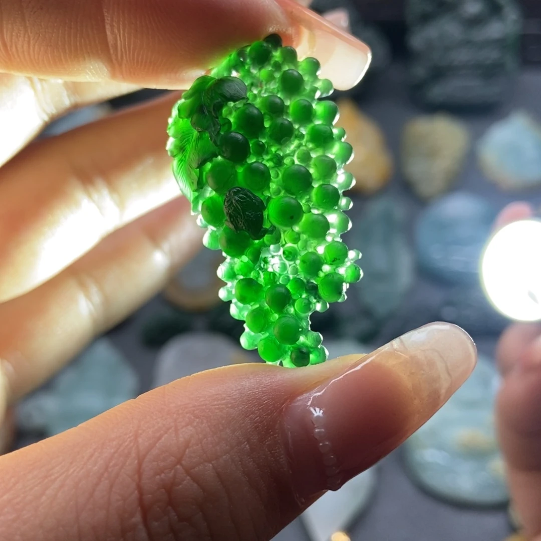 定制翡翠未镶嵌T葡萄