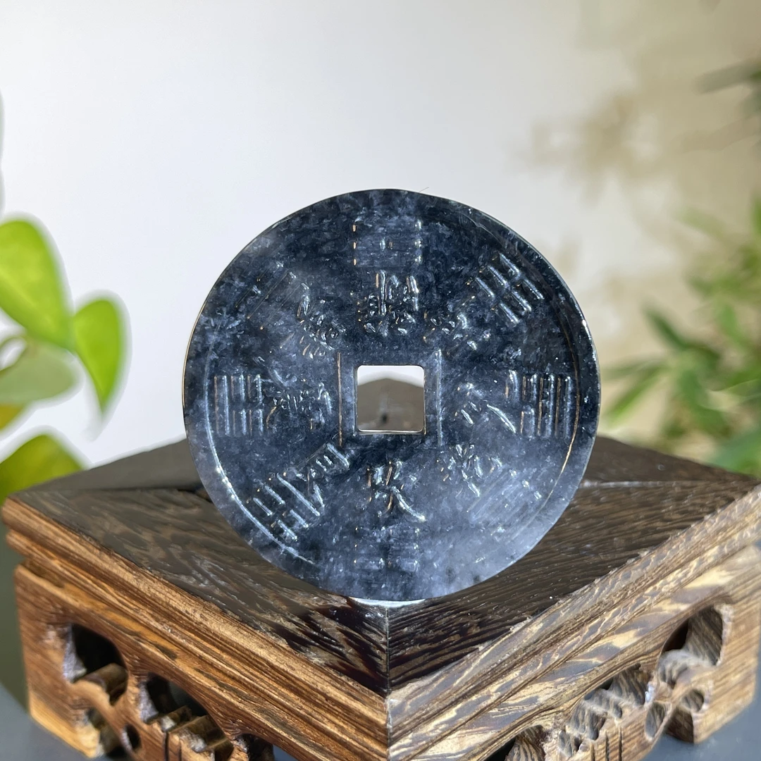 JTW09-03 天然缅甸A货翡翠 乌鸡-马上有钱