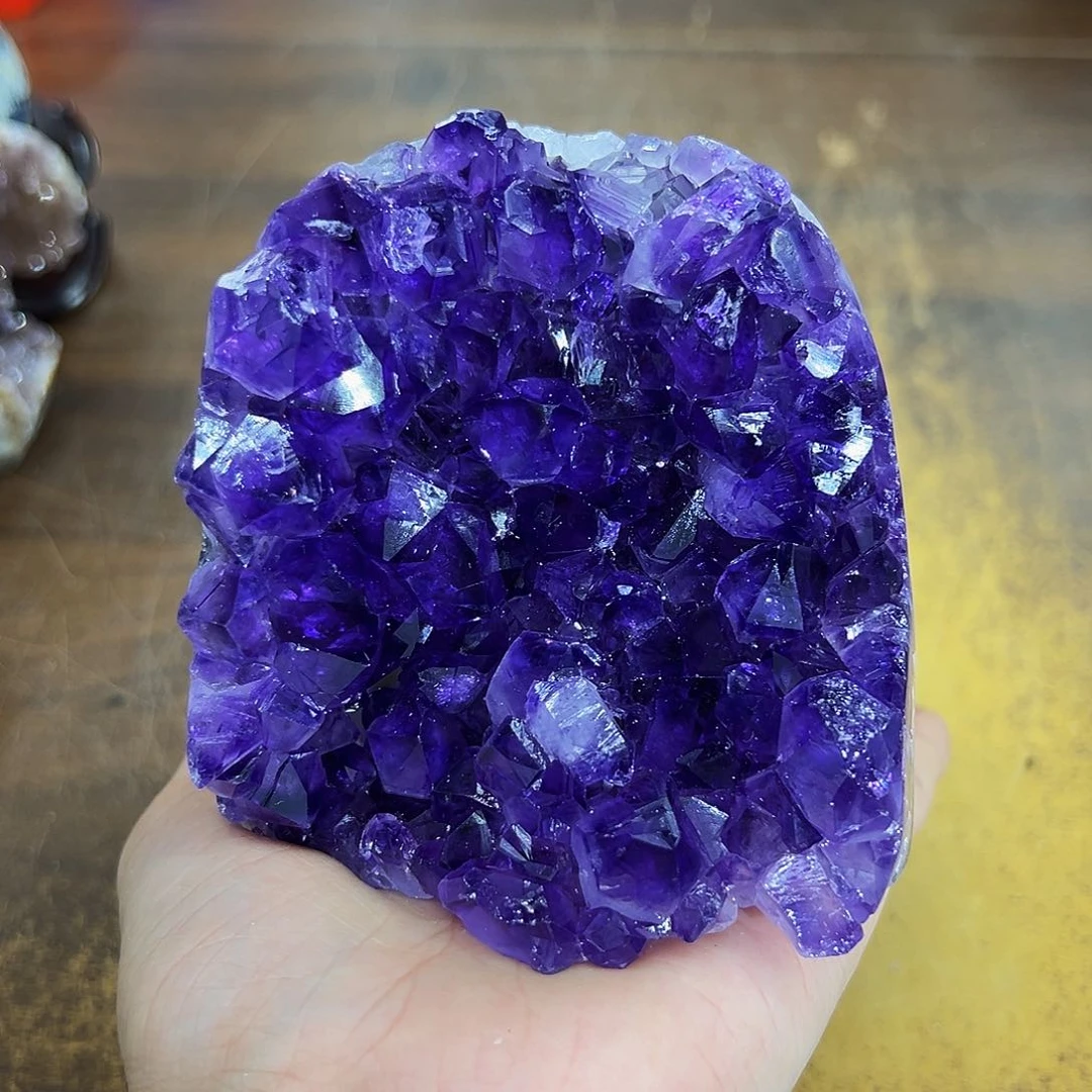 紫晶摆件未镶嵌晶体