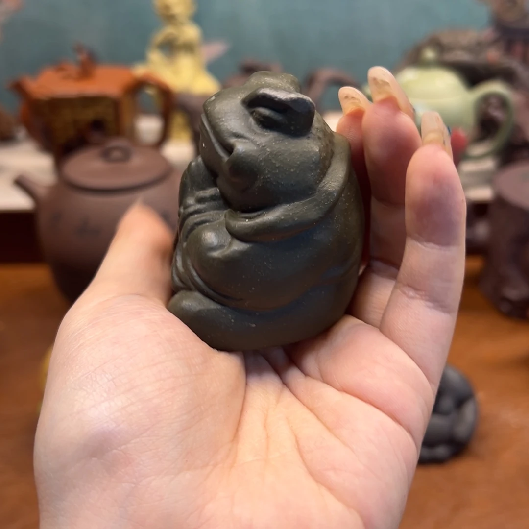 紫砂雕宠小器高品