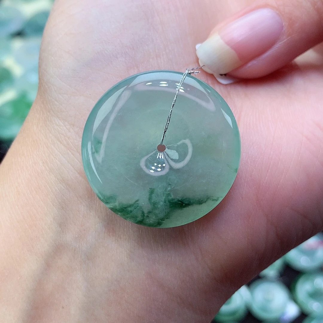 翡翠颈饰未镶嵌78尺寸28.1-5.8