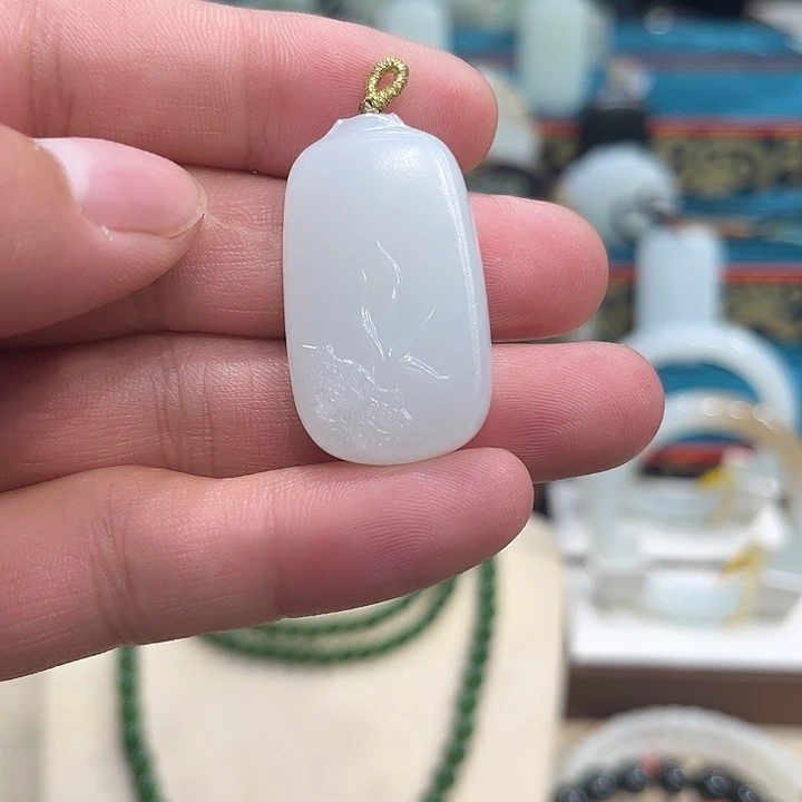吊坠(不含链)未镶嵌和田玉