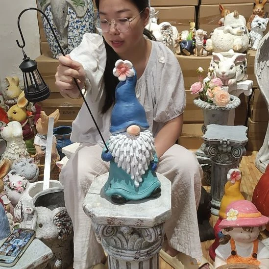 合成树脂树脂蓝色甘道夫带灯
