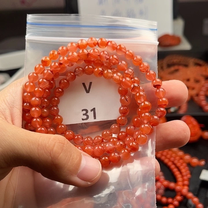 未镶嵌南红玛瑙多样性发货6m m南红玛瑙