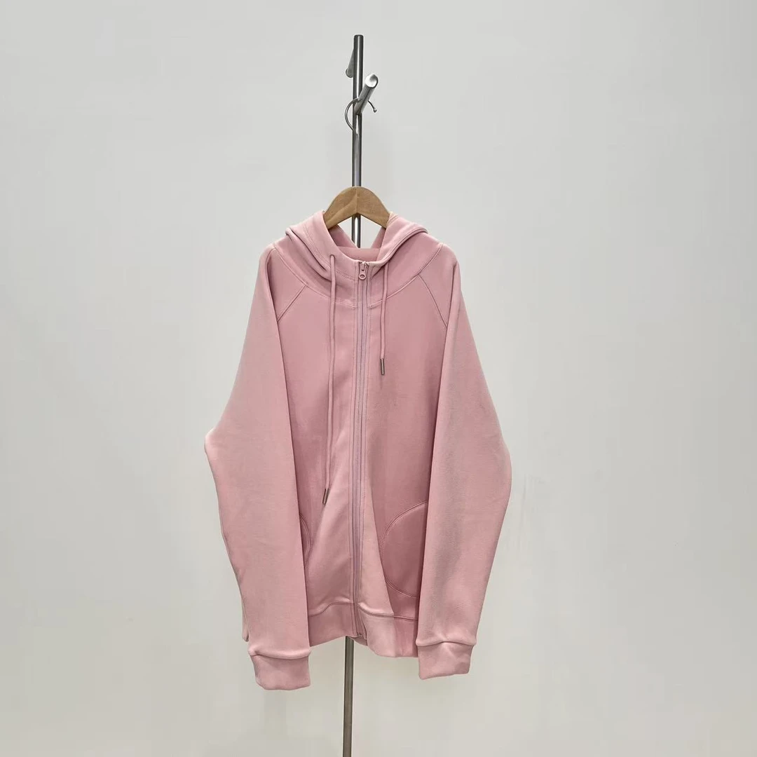 秋冬女童粉色防风衣 8077丝系