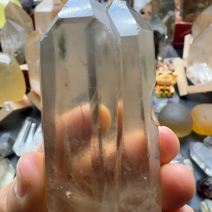 石材幽灵双尖水晶福利